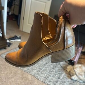 Brown Leather Ankle Boots